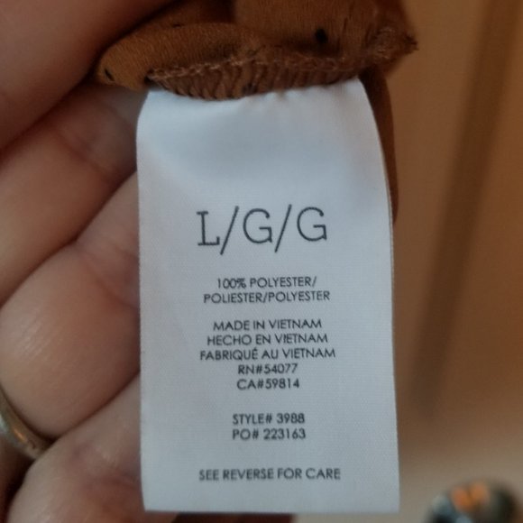 EUC Dotty Top  Style #3988 Size Large - Picture 4 of 7